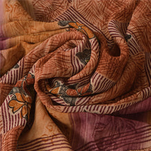 Load image into Gallery viewer, Sanskriti Vintage Multi Color Saree Blend Georgette Printed Craft 5 Yard Sari
