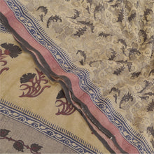 Load image into Gallery viewer, Sanskriti Vintage shade of ivory Sarees Pure Georgette Printed Sari Craft Fabric

