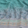 Sanskriti Vintage blue Sarees Poly Georgette Printed Sari Craft Sustainable Fabric