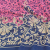 Sanskriti Vintage pink Sarees Poly Georgette Printed Sari Craft Sustainable Fabric