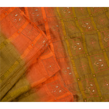 Load image into Gallery viewer, Vintage Indian Saree 100% Pure Silk Hand Beaded Fabric Premium Ethnic Sari
