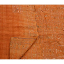 Load image into Gallery viewer, Vintage Indian Saree 100% Pure Silk Hand Beaded Craft Fabric Premium Sari
