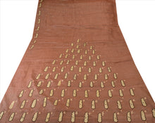 Load image into Gallery viewer, Vintage Indian Saree 100% Pure Silk Hand Beaded Craft Fabric Cultural Sari
