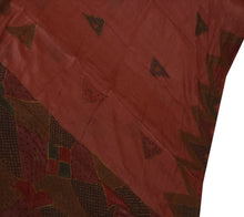 Load image into Gallery viewer, Antique Vintage Indian Saree 100% Pure Silk Hand Beaded Craft Fabric Sari
