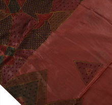 Load image into Gallery viewer, Antique Vintage Indian Saree 100% Pure Silk Hand Beaded Craft Fabric Sari
