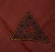 Load image into Gallery viewer, Antique Vintage Indian Saree 100% Pure Silk Hand Beaded Craft Fabric Sari
