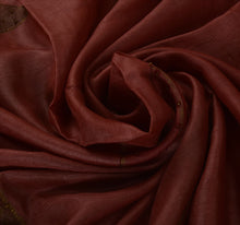 Load image into Gallery viewer, Antique Vintage Indian Saree 100% Pure Silk Hand Beaded Craft Fabric Sari
