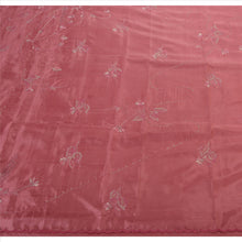 Load image into Gallery viewer, Sanskriti Vintage Indian Saree Art Silk Hand Beaded Pink Craft Fabric Sari
