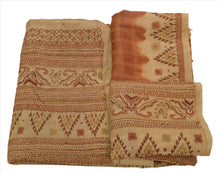 Load image into Gallery viewer, SANSKRITI VINTAGE INDIAN SAREE PURE SILK FABRIC SARI HAND EMBROIDERED WOVEN
