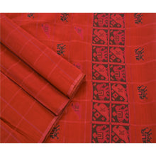 Load image into Gallery viewer, Sanskriti Vintage Indian Saree Blend Cotton Woven Craft Fabric Premium Sari
