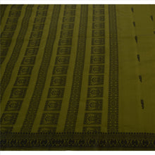 Load image into Gallery viewer, Sanskriti Vintage Indian Saree Art Silk Green Woven Craft Fabric Lady Sari
