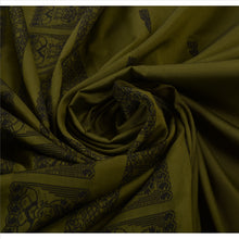 Load image into Gallery viewer, Sanskriti Vintage Indian Saree Art Silk Green Woven Craft Fabric Lady Sari
