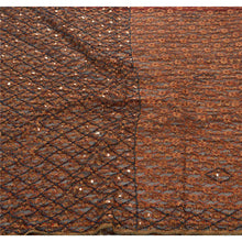 Load image into Gallery viewer, Sanskriti Vintage Indian Saree Net Mesh Hand Beaded Woven Fabric Cultural Premium Sari
