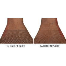 Load image into Gallery viewer, Sanskriti Vintage Indian Saree Net Mesh Hand Beaded Woven Fabric Cultural Premium Sari
