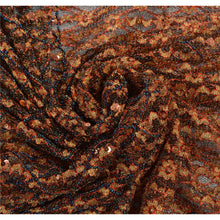 Load image into Gallery viewer, Sanskriti Vintage Indian Saree Net Mesh Hand Beaded Woven Fabric Cultural Premium Sari
