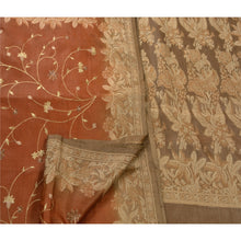 Load image into Gallery viewer, Indian Saree 100% Pure Silk Embroidered Woven Fabric Sari
