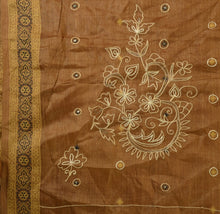 Load image into Gallery viewer, SANSKRITI VINTAGE INDIAN SAREE PURE SILK SARI FABRIC HAND EMBROIDERED WOVEN
