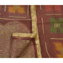 Load image into Gallery viewer, Antique Vintage Indian Saree 100% Pure Organza Silk Painted Fabric Premium Sari
