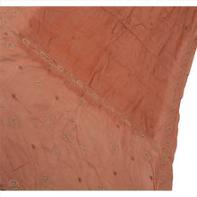 Load image into Gallery viewer, Sanskriti Vintage Indian Saree 100% Pure Silk Hand Beaded Peach Fabric Sari
