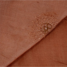 Load image into Gallery viewer, Sanskriti Vintage Indian Saree 100% Pure Silk Hand Beaded Peach Fabric Sari

