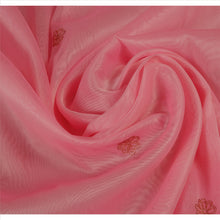 Load image into Gallery viewer, Sanskriti Vintage Indian Saree Art Silk Hand Beaded Pink Craft Fabric Zari Sari
