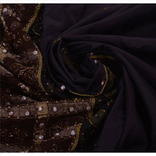 Load image into Gallery viewer, Sanskriti Vintage Indian Saree 100% Pure Silk Hand Beaded Woven Fabric Zari Sari
