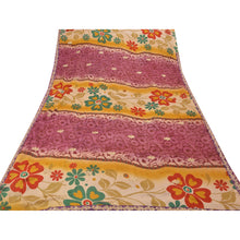 Load image into Gallery viewer, Sanskriti Vintage Indian Saree Art Silk Embroidered Fabric Premium Ethnic Sari
