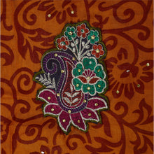 Load image into Gallery viewer, Sanskriti Vintage Indian Saree Georgette Hand Beaded Fabric Rhinestone Sari
