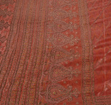 Load image into Gallery viewer, Sanskriti Vintage Indian Saree Art Silk Hand Beaded Painted Fabric Ethnic Sari
