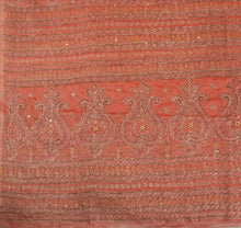 Load image into Gallery viewer, Sanskriti Vintage Indian Saree Art Silk Hand Beaded Painted Fabric Ethnic Sari

