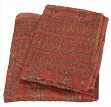 Load image into Gallery viewer, Sanskriti Vintage Indian Saree Art Silk Hand Beaded Painted Fabric Ethnic Sari

