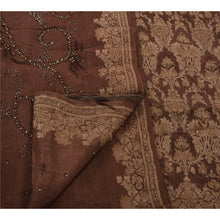 Load image into Gallery viewer, Sanskriti Vintage Indian Saree Blend Silk Hand Beaded Woven Fabric Premium Sari
