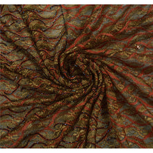 Load image into Gallery viewer, Saree Net Mesh Hand Beaded Woven Fabric Premium Ethnic Sari
