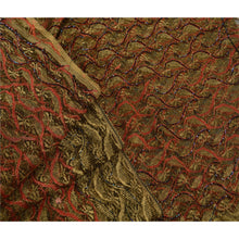 Load image into Gallery viewer, Saree Net Mesh Hand Beaded Woven Fabric Premium Ethnic Sari
