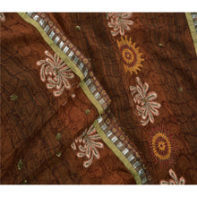 Load image into Gallery viewer, Saree Blend Georgette Hand Beaded Fabric Premium Ethnic Sari
