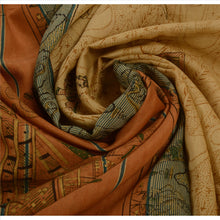 Load image into Gallery viewer, Sanskriti Vintage Indian Saree Blend Cotton Woven Painted Fabric Human Sari

