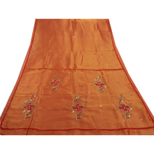 Load image into Gallery viewer, Sanskriti Vintage Indian Saree Tissue Hand Beaded Craft Fabric Pearl Beads Sari

