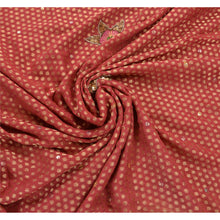 Load image into Gallery viewer, Sanskriti Vintage Pink Saree Blend Georgette Hand Embroidery Woven Fabric Premium Sari
