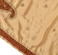 Load image into Gallery viewer, Sanskriti Antique intage Indian Art Silk Saree Hand Beaded Fabric Patch Sari
