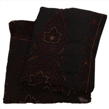 Load image into Gallery viewer, Sanskriti Vintage Saree 100% Pure Silk Hand Beaded Fabric Glass Ethnic Sari
