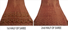 Load image into Gallery viewer, Sanskriti Vintage Indian Saree Art Silk Hand Beaded Multi Craft Fabric Sari
