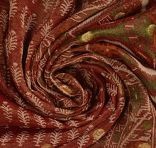 Load image into Gallery viewer, Sanskriti Vintage Indian Saree Art Silk Hand Beaded Multi Craft Fabric Sari
