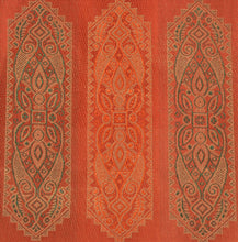 Load image into Gallery viewer, Sanskriti Vintage Indian Saree Art Silk Woven Saffron Craft Fabric Ethnic Sari
