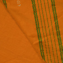 Load image into Gallery viewer, Sanskriti Vintage Indian Saree Cotton Blend Woven Saffron Craft Fabric Sari
