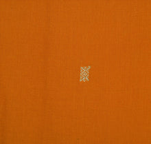 Load image into Gallery viewer, Sanskriti Vintage Indian Saree Cotton Blend Woven Saffron Craft Fabric Sari
