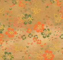 Load image into Gallery viewer, Sanskriti Vintage Indian Saree Art Silk Painted Cream Craft Fabric Sari
