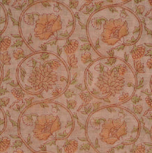 Load image into Gallery viewer, Sanskriti Vintage Indian Saree Art Silk Printed Cream Craft Fabric Ethnic Sari
