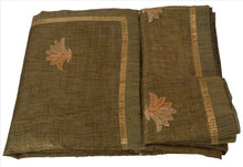 Load image into Gallery viewer, Sanskriti Vintage Indian Saree Art Silk Embroidered Woven Craft Fabric Sari
