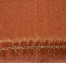 Load image into Gallery viewer, Antique Vintage Indian Saree Tissue Hand Embroidery Woven Craft Fabric Sari
