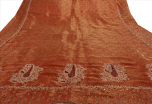 Load image into Gallery viewer, Antique Vintage Indian Saree Tissue Hand Embroidery Woven Craft Fabric Sari
